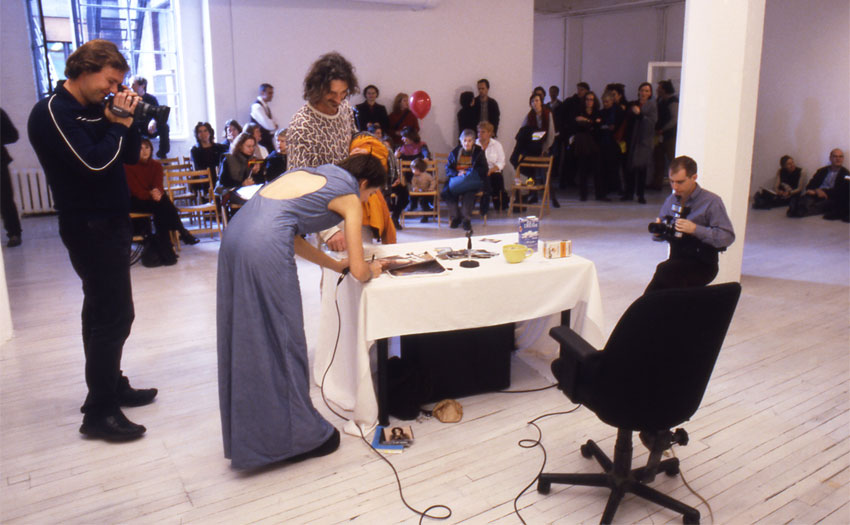 autograph signing session