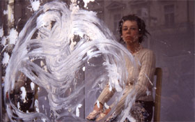 performance behind window