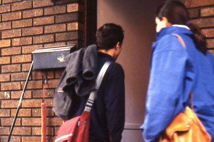 men entering apartment